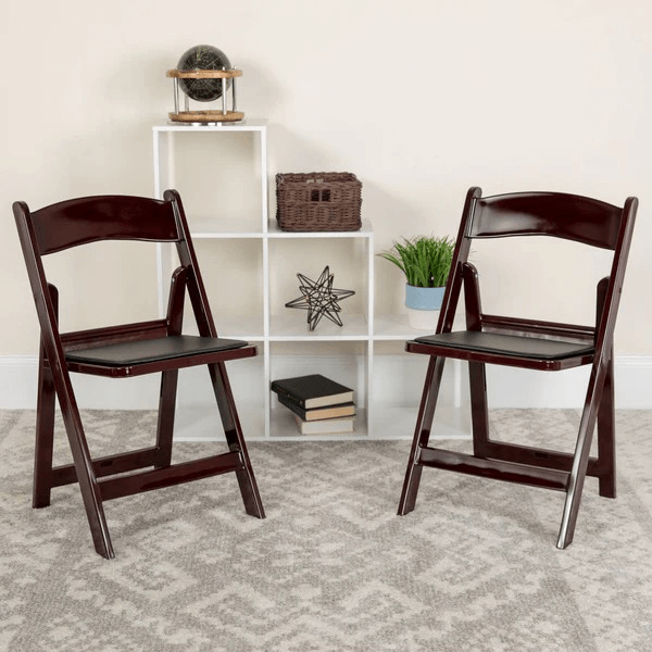 Hercules Folding Chair (Mahogany Red)